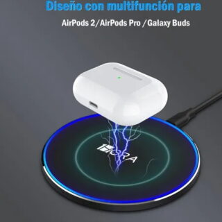Cargador Inalámbrico Carga Rápida Qc3.0