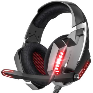 AUDIFONO Onikuma K18 Wired ROJO