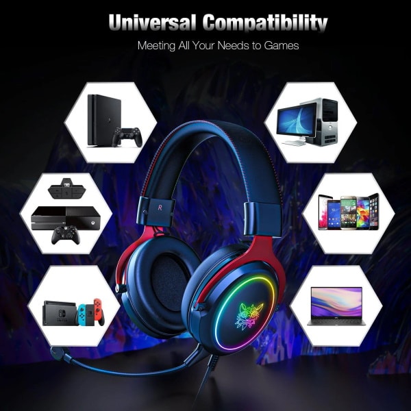 AUDIFONO ONIKUMA X10 RGB Gaming - Imagen 2