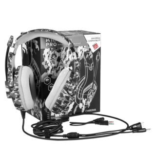 AUDIFONO ONIKUMA K1-B Pro (LUZ LED) Camuflaje GRIS