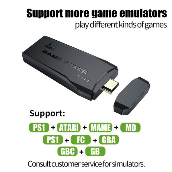 Consola Game Stick Lite M8 HDMI- 2 controles inalambrico - Imagen 2