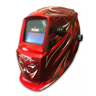 Careta Electrónica Para Soldar Oakland CE-A11 Roja