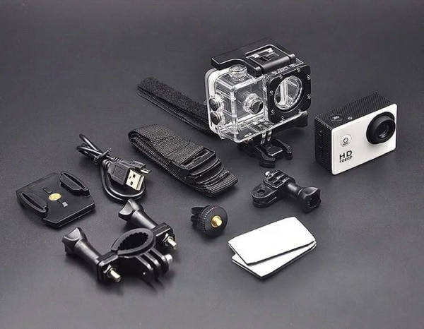 Cámara Go Pro Full Hd 1080p Sumergible - Imagen 2