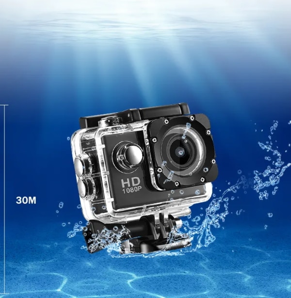 Cámara Go Pro Full Hd 1080p Sumergible - Imagen 3