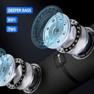 1Hora Bocina Bluetooth Portátil 5.3 BOC060